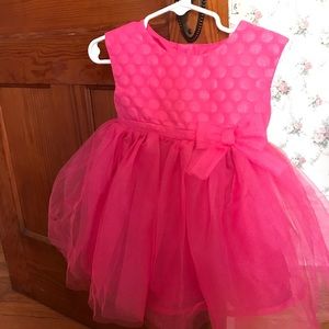 🎄💝 So So Cute! Pink tulle dress 18 months